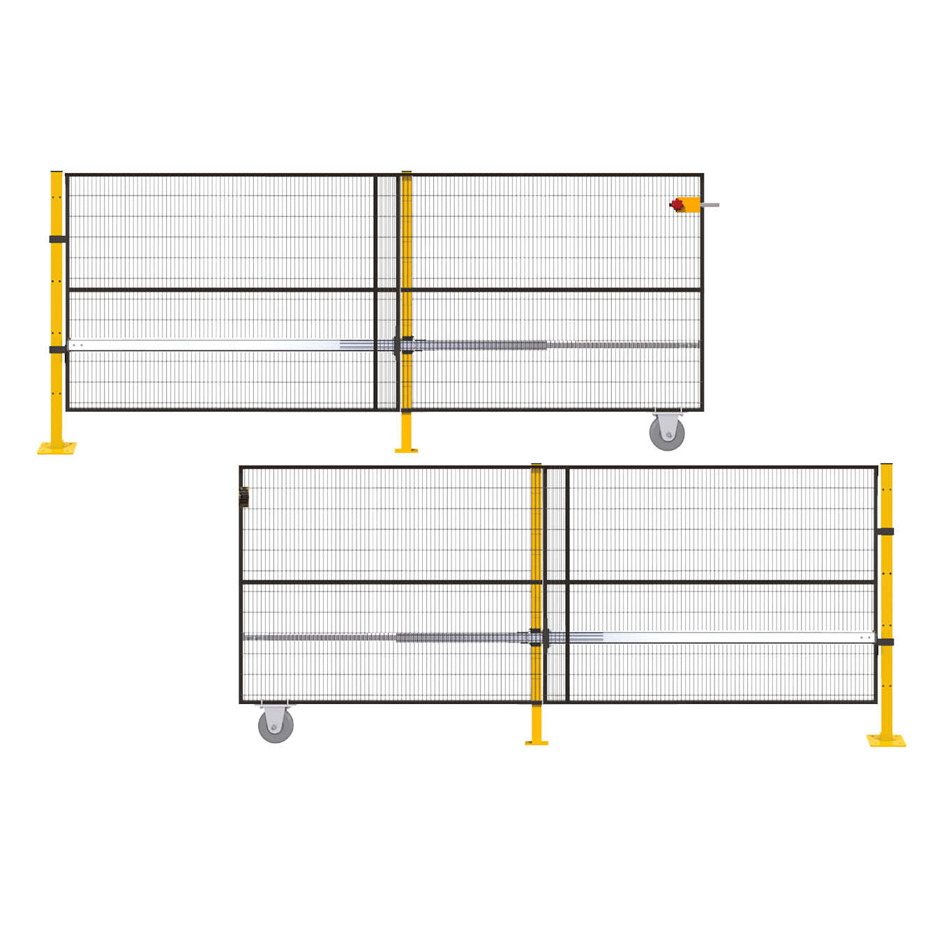 Double Sliding Door Kit (1000mm High)