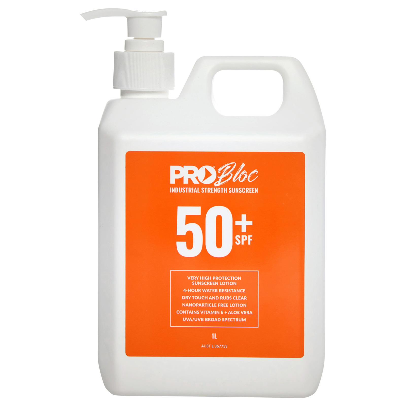 Sun Cream - 1L Pump Bottle