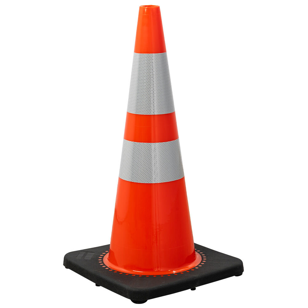 Traffic Cone with Reflective Tape - 700mm high