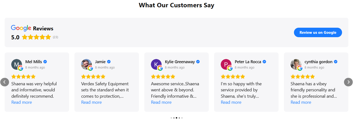 Verdex Brisbane Google Reviews