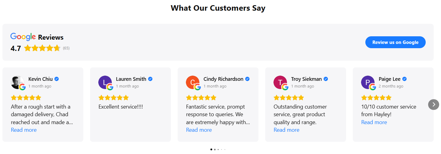 Verdex Brisbane Google Reviews