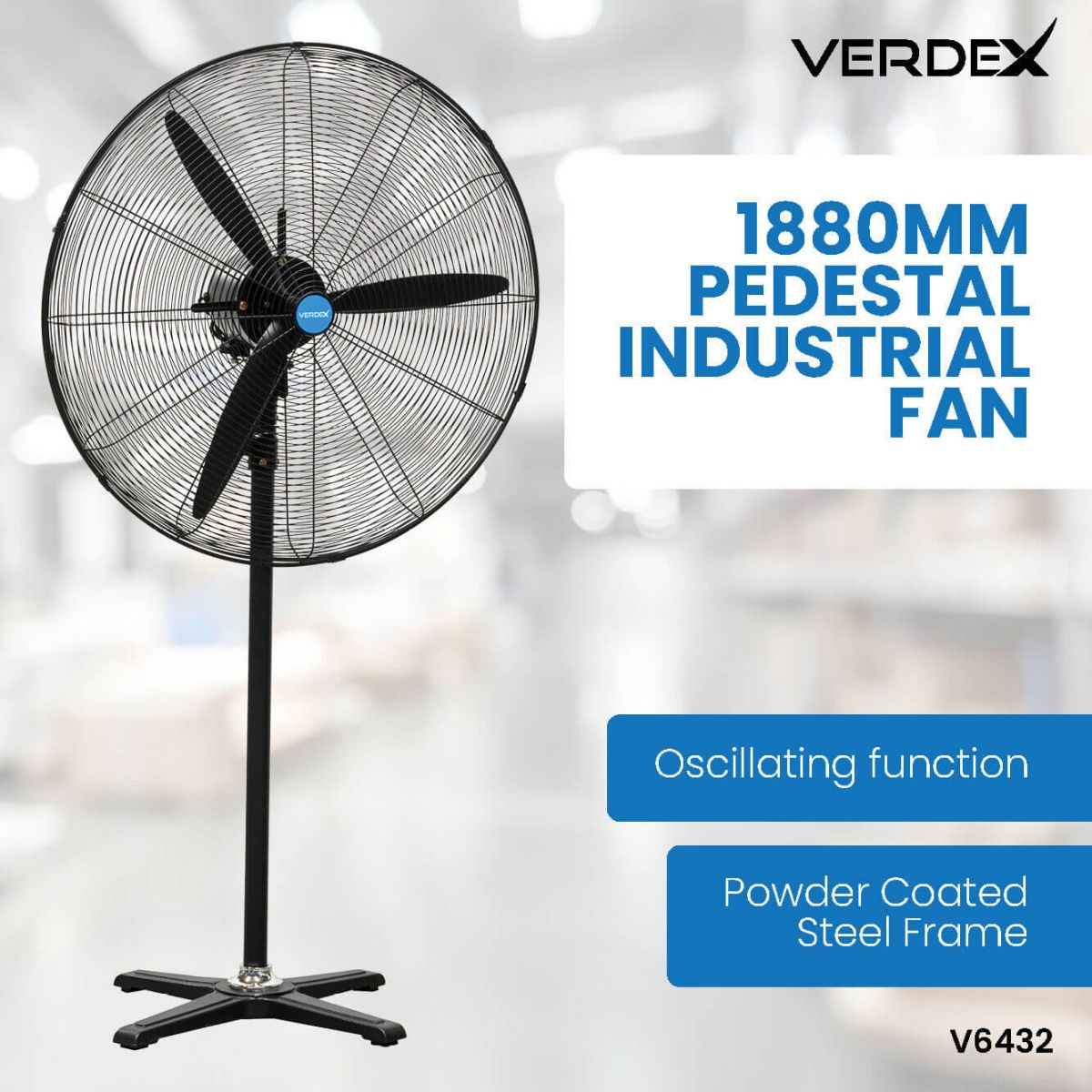 V6432 1880Mm Pedestal Industrial Fan Product