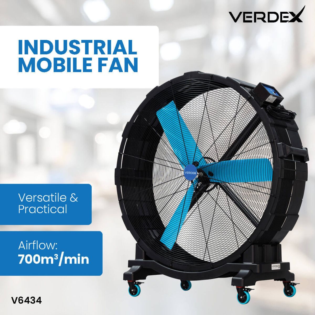 V6434 Industrial Mobile Fan Product