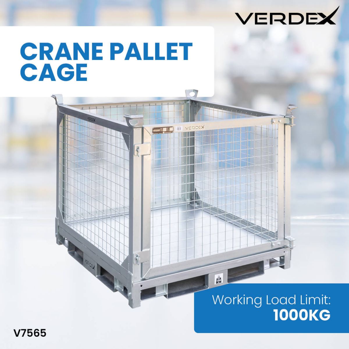 Crane Pallet Cage product image (V7565).