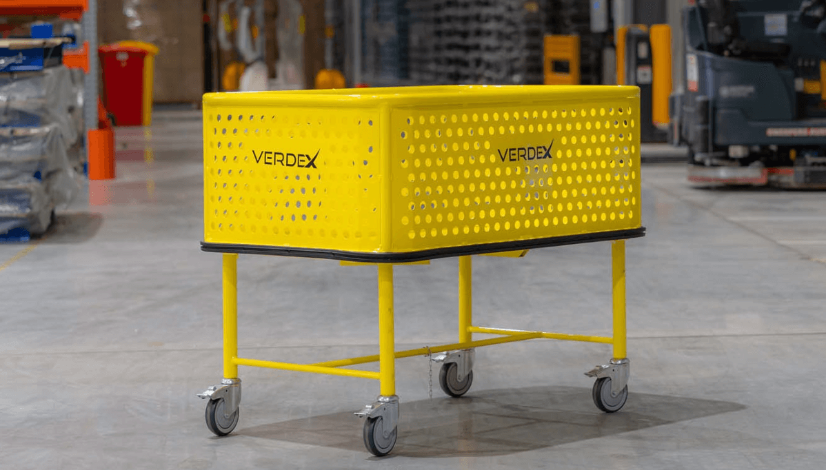 Aluminium Dreadnought Trolley Open Warehouse Setting