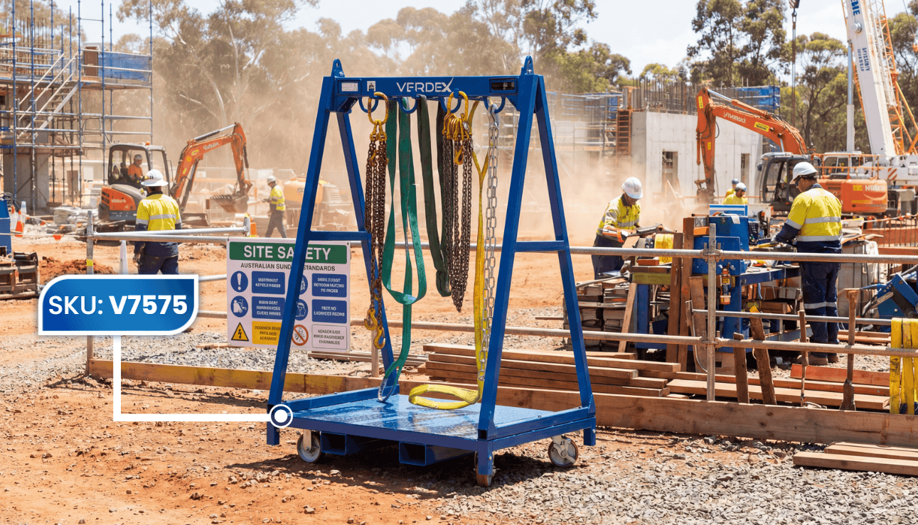 Construction Supplies Equipment A Frame Rigging Rack 1250Mm