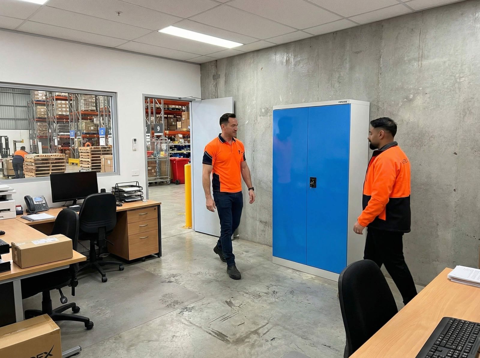 Full Height Industrial Storage Cabinet Warehouse Office