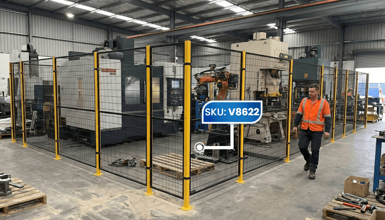 safety mesh fence 2000mm high machinery
