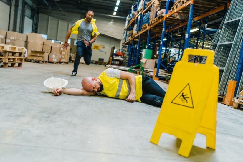 slip and trip hazards in warehouse