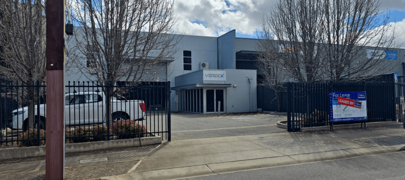 Verdex South Australia warehouse