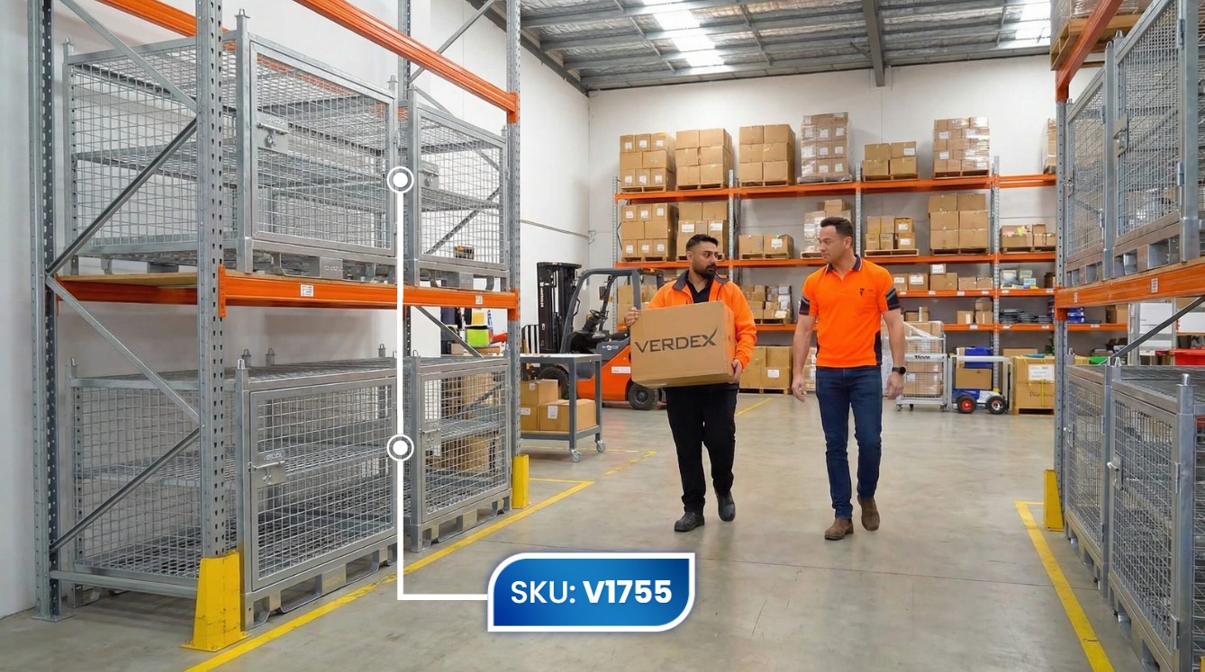 Warehouse Retail Specialists Walking Through New Warehouse Set Up