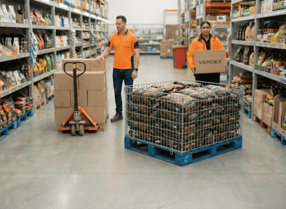 Wire Pallet Cage Filled With Bbq Goods Two Retail Specialists