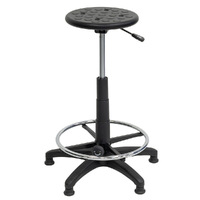 Polyurethane Round Seat -with foot rest surround (with nylon glides)