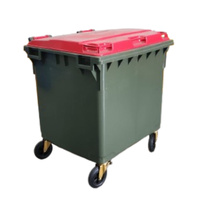 Large Plastic Wheelie Bin  - 1100L (Clearance Item)