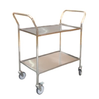 Stainless Steel 2 Tier Trolley (Clearance Item)