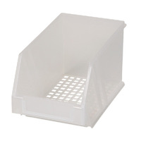 Clear Mesh-Pak Bin #25 (133x220x125mm - WxDxH)