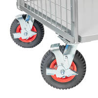 Pneumatic Wheel Kit ( includes 2 Swivel wheels with brakes and 2 fixed wheels)