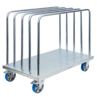Panel Cart With 5 Adjustable Load Bars (Polyurethane Castors)