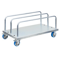 Panel Cart With 3 Adjustable Low Load Bars (Polyurethane Castors)