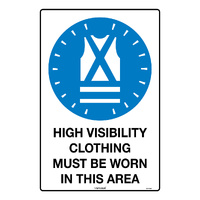Safety Sign (HIGH VISIBILITY CLOTHING MUST BE WORN)