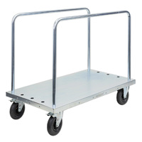 Panel Cart with Adjustable Load Bars (Pneumatic Castors)