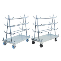 A Frame Panel Carts (with Trestle Racks)