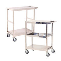 Stainless Steel 2 & 3 Tier Trolleys