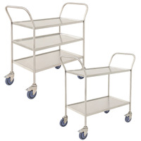 Heavy Duty Fully Welded Stainless Steel Tier Trolley