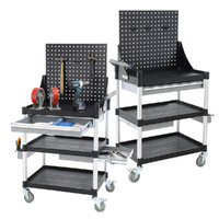 Triple Deck tool Cart