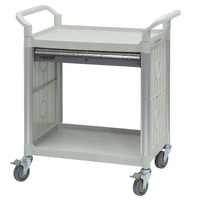 2 Tier Utility Service Cart Bundle (includes bonus lockable drawer unit)