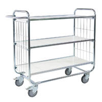 3 Tier Trolley (With Adjustable Shelves) 1195x470x1120mm