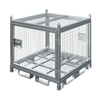 Configurable Standard Height Lockable Cage with Stacking Roof