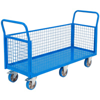 Heavy Duty 3 Sided Mesh Trolley 1830x600