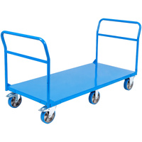 Heavy Duty Double Handle Platform Trolley 1830x915