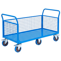 Heavy Duty 3 Sided Mesh Trolley 1830x915