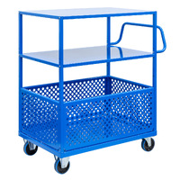 2 Tier Trolley with Bottom Basket