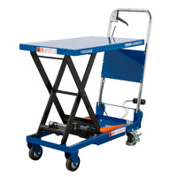 Scissor Lift Trolley 700x450mm (150kg capacity) - Single Scissor