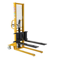 Standard Leg Fork Stacker - 500kg capacity (Yellow)