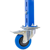 Castor Kit to suit Poly Roller Conveyor Kit (Set of 6)