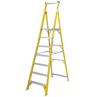 Fibreglass Platform Ladder 7 step (2100mm platform height)