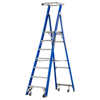 Fibreglass Industrial Platform Ladder - 7 Step (2030mm platform height)