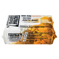 UltraGrime Pro Anti-Bac Wipes (100 Wipes per pack)
