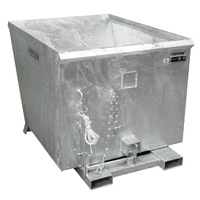 Forklift Tipping Bin - 1100L (with Release Mechanism) 