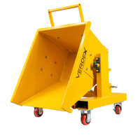 150L Waste Tipping Bin (Yellow Painted)