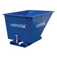Forklift Rollover Tipping Bin - 1100L (with Release Mechanism)