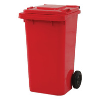 Plastic Wheelie Bins - 240 Litre Red