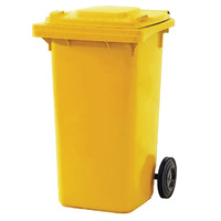 Plastic Wheelie Bins - 240 Litre Yellow