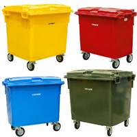 1100L Large Plastic Wheelie Bins - Clearance