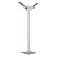 Double Wheelie Bin Stand with Base Plate (240L)