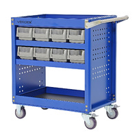 Parts Bin Trolley - 8 Bins